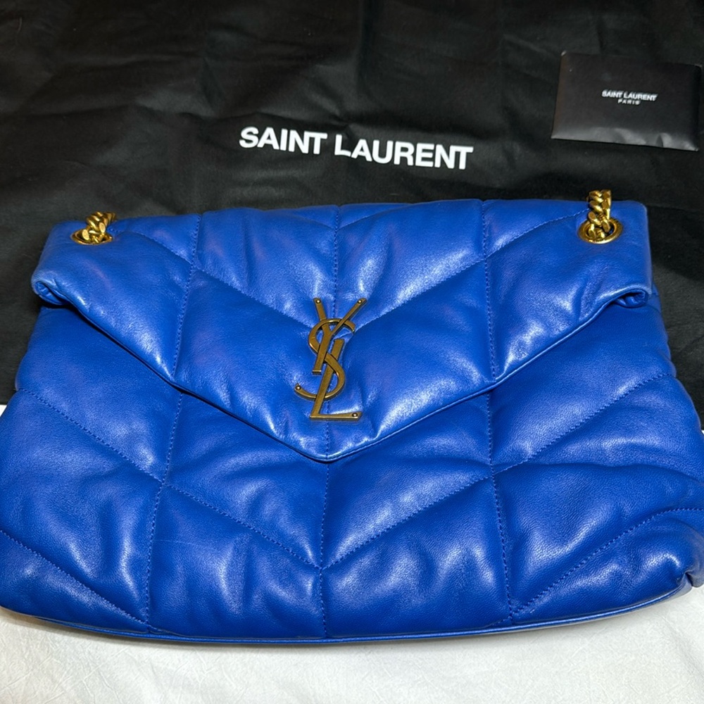 Saint Laurent Medium Loulou Puffer Quilted Leather Crossbody Bag